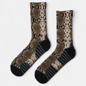 Chaussette Peau de serpent de Python Rock Faux (Gauche)