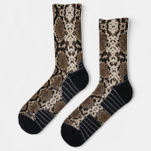 Chaussette Peau de serpent Python fausse (Gauche)
