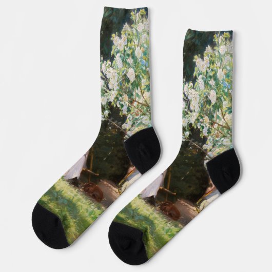 Chaussette Peder Severin Kroyer - Roses (Gauche)