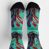 Chaussette Peins sur mes chaussettes. (Haut)