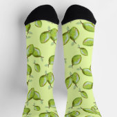 Chaussette Peint à la main Novelty Motif Initiales rétro Limi (Haut)
