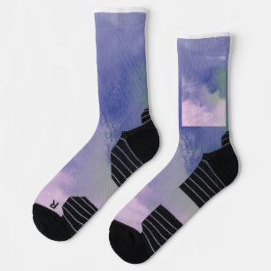 Chaussette Peinture à l'huile abstraite