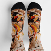 Chaussette Peinture Abstraite (Haut)