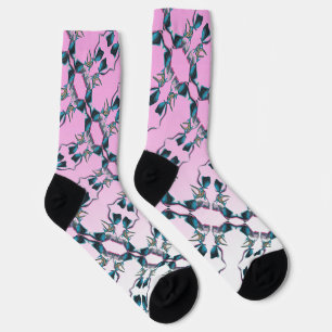 Chaussette Peinture Abstraite sur des chaussettes d'équipage