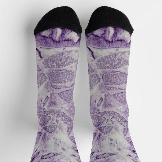 Chaussette Peinture Abstraite violette (Haut)