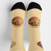 Chaussette Peinture américaine Kestrel - Art original pour oi (Haut)