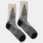 Chaussette Peinture belge Tervuren - Cute Original Chien Art (Droite)