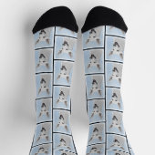 Chaussette Peinture de Berger Blanc représentant l'Art Origin (Haut)
