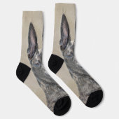 Chaussette Peinture de berger hollandais - jolie art original (Droite)