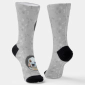 Chaussette Peinture de Clumber Spaniel - Art original de chie (Angulaire)