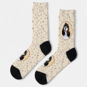 Chaussette Peinture de Cocker Spaniel (Parti) - Art de chien  (Gauche)