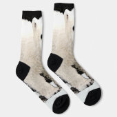 Chaussette Peinture de l'ours polaire - Oiginal Wildlife Art (Droite)