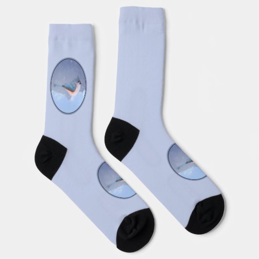 Chaussette Peinture de souris touffetée - Art d'origine des o (Droite)