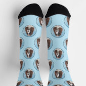 Chaussette Peinture espagnole Springer anglaise Peinture orig (Haut)