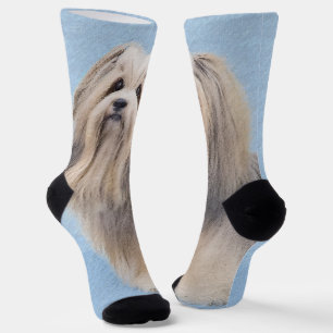 Chaussette Peinture Havanaise (Argent) - Cute Original Chien