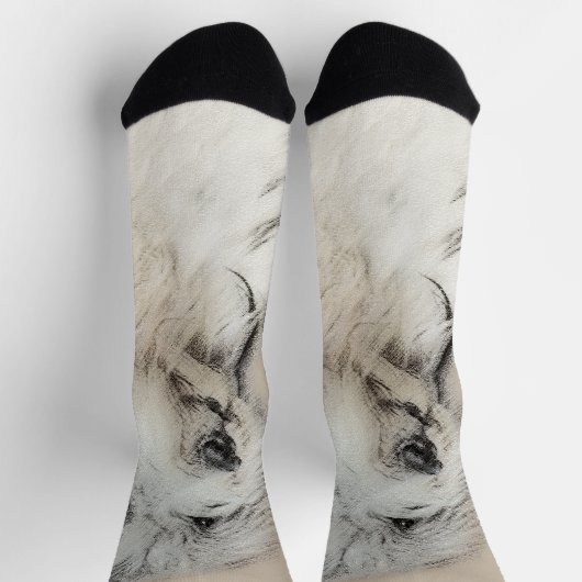 Chaussette Peinture Havanaise (Gold Sable) - Art Chien origin (Haut)