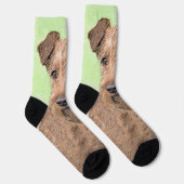 Chaussette Peinture Irlandaise Terrier - Cute Original Chien  (Droite)