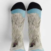 Chaussette Peinture Komondor - Cute Original Chien Art (Haut)