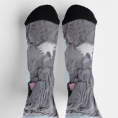 Chaussette Peinture Mastiff Neopolitan - Art Chien original (Haut)