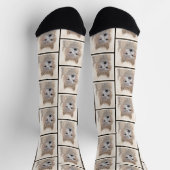 Chaussette Peinture originale de chiot Cairn Terrier Mignonne (Haut)