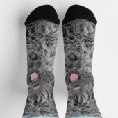 Chaussette Peinture russe Terrier noir - Chien original migno (Haut)