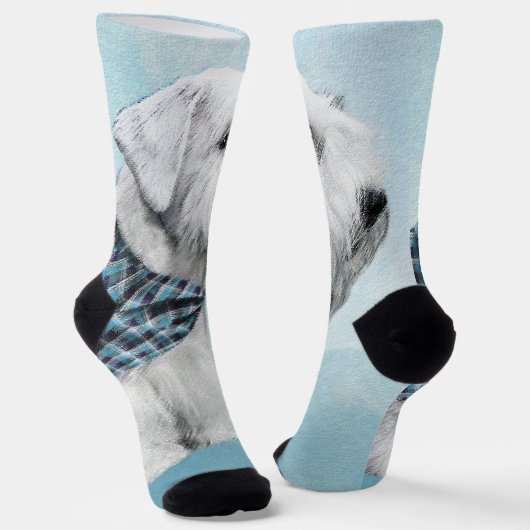 Chaussette Peinture Sealyham Terrier - Cute Original Chien Ar (Angulaire)