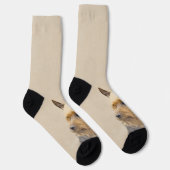 Chaussette Peinture Silky Terrier - Cute Original Chien Art (Droite)