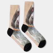 Chaussette Peinture Spinone Italiano - Belle Art Original Chi (Droite)