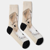 Chaussette Peinture Terrier de Renard de fil - Cute Original  (Droite)