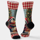 Chaussette Penguin de Christmas (Angulaire)