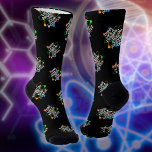 Chaussette Pensez À Une Citation De Proton Fun Science<br><div class="desc">Des chaussettes cool,  tendance et amusantes d'inspiration scientifique sont conçues comme un cadeau pour tous les scientifiques,  les professeurs de sciences,  les étudiants en sciences,  et tout geek scientifique de votre vie (y compris vous)! Conçu par Thisisnotme©</div>