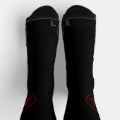 Chaussette Pentagramme du Diable Rouge (Haut)