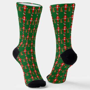 Chaussette Père Noël Sasquatch et Jackalope