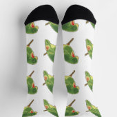 Chaussette Perruche Verte Tropicale Thunder_Cove (Haut)