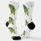 Chaussette Perruche Verte Tropicale Thunder_Cove (Angulaire)