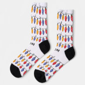 Chaussette Personalized Christmas Lights   (Gauche)