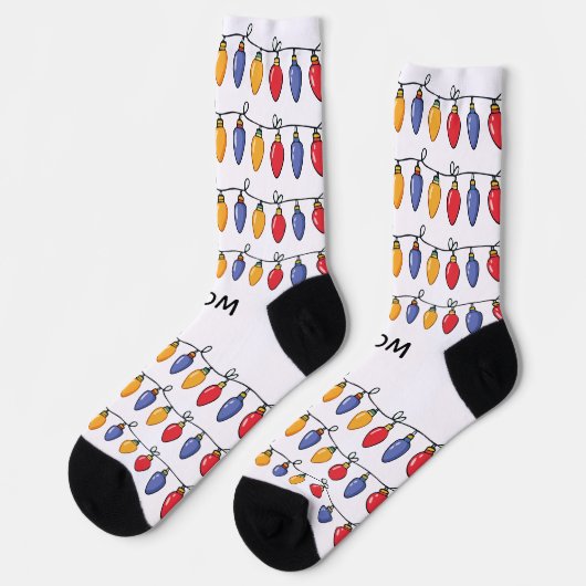 Chaussette Personalized Christmas Lights   (Gauche)