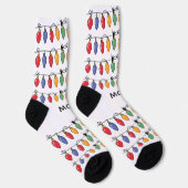 Chaussette Personalized Christmas Lights   (Droite)