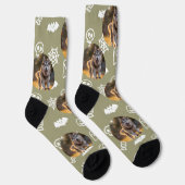 Chaussette Personalized Custom Photo - Halloween Doodles (Droite)