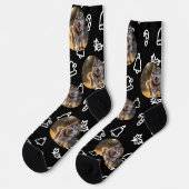 Chaussette Personalized Custom Photo - Winter Celebration (Gauche)