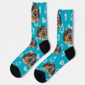 Chaussette Personalized Custom Photo - Winter Celebration (Gauche)