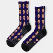 Chaussette Personalized Face Photo Socks, Upload Your Picture (Gauche)