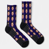 Chaussette Personalized Face Photo Socks, Upload Your Picture (Droite)