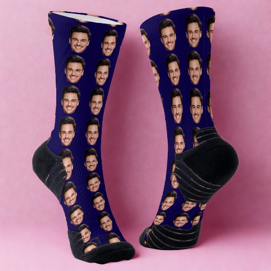 Chaussette Personalized Face Photo Socks, Upload Your Picture