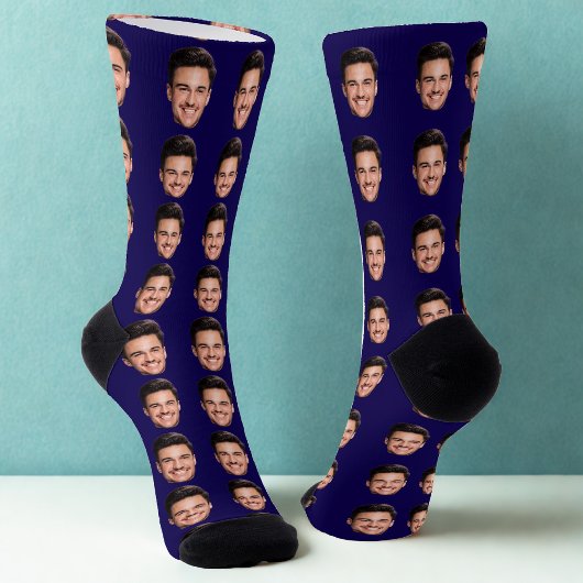 Chaussette Personalized Face Photo Socks, Upload Your Picture
