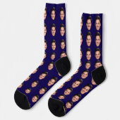 Chaussette Personalized Face Photo Socks, Upload Your Picture (Gauche)