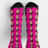 Chaussette Personalized Face Socks, Funny Gift with Your Face (Haut)