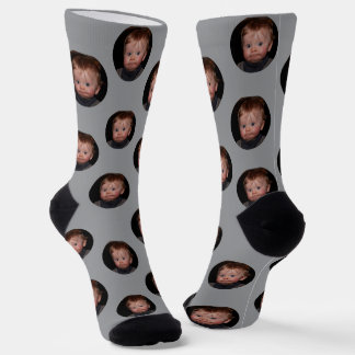 Chaussette Personalized Funny Face Photo