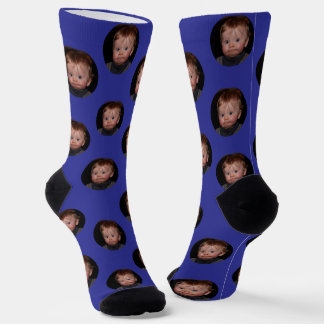 Chaussette Personalized Funny Face Photo
