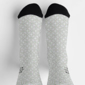 Chaussette Personalized Monogram Socks – Custom Men's Dress  (Haut)
